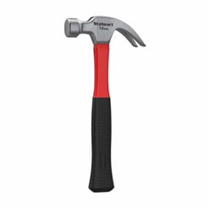 Stalwart Fiberglass Claw Hammer With Comfort Grip Handle And Curved Rip Claw, Red for $10