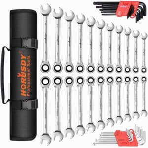 Hurusdy 48-Piece Ratchet Wrench Set for $51