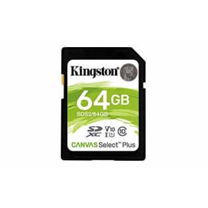 Kingston 64 GB SDXC Class 10 Flash Memory Card SDS2 Memory for $13