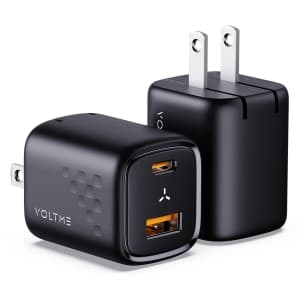 Voltme 30W USB C Charger 2-Pack for $20