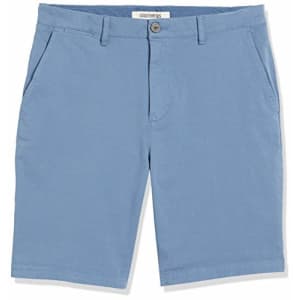 Amazon Brand - Goodthreads Men's Slim-Fit 9" Inseam Flat-Front Comfort Stretch Chino Shorts, for $30