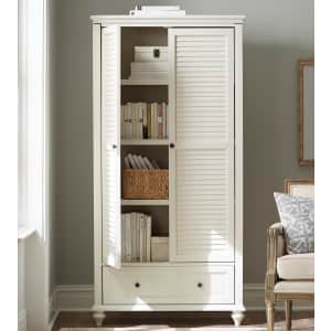 Home Decorators Collection Hamilton 72" 4-Shelf Louvered Door Bookcase for $412 Home Decorators Collection Hamilton 72" 4-Shelf Louvered Door Bookcase for $412