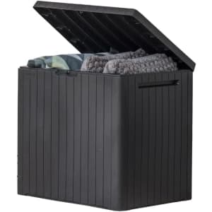 Keter City 30-Gallon Resin Deck Box for $30