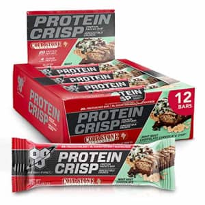 BSN Protein Bars - Protein Crisp Bar by Syntha-6, Whey Protein, 20g of Protein, Gluten Free, Low for $36