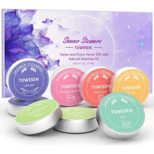 8-Piece Shower Steamer Aromatherapy Set for $5