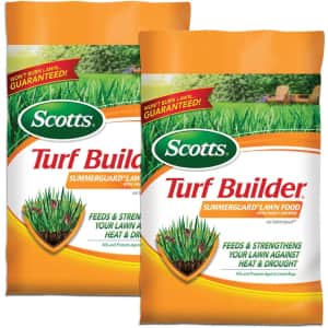 Scotts Turf Builder SummerGuard Lawn Food with Insect Control 2-Pack for $58
