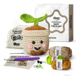 JOYBERRI Beginner Crochet Kit with Amigurumi Animals for $11
