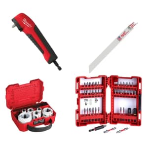 Milwaukee Power Tool Accessories at Home Depot: 20% off 3+ items; 25% off 6+ items in cart