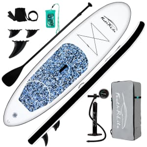 Feath-R-Lite 10-Foot Inflatable Stand Up Paddle Board for $86 Feath-R-Lite 10-Foot Inflatable Stand Up Paddle Board for $86