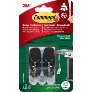 Command Outdoor Stainless Steel Wire Hooks for $3