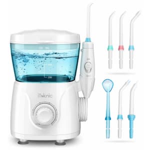 iTeknic 600mL Water Flosser for $22 iTeknic 600mL Water Flosser for $22