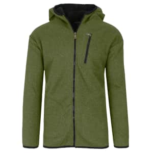 Men's Tech Sherpa Fleece-Lined Zip Hoodie for $20