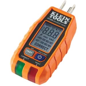Klein Tools GFCI Receptacle Tester for $20 Klein Tools GFCI Receptacle Tester for $20