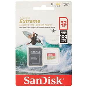 SanDisk MSDHC EXTR. 32GB U3 AC for $13