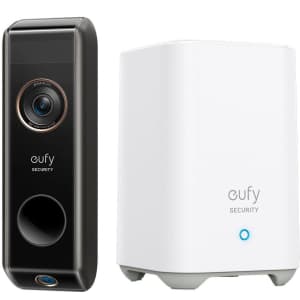 eufy Security Smart WiFi Dual Cam Video Doorbell 2K for $150