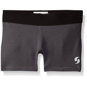 Soffe Girls' Big Dri Short, Grey Heather/Black, Medium for $15 Soffe Girls' Big Dri Short, Grey Heather/Black, Medium for $15