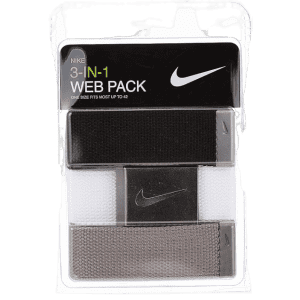 Nike Men's Belt 3-Pack for $19