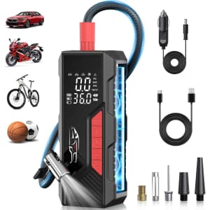 Aneson 150PSI Max Cordless Tire Inflator for $17 Aneson 150PSI Max Cordless Tire Inflator for $17