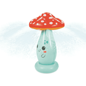 Play Day 4-Foot Inflatable Mushroom Water Sprinkler for $10