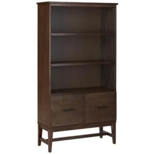 Home Decorators Collection Bellamy 61" 3-Shelf Standard Bookcase w/ File Drawers for $185 Home Decorators Collection Bellamy 61" 3-Shelf Standard Bookcase w/ File Drawers for $185