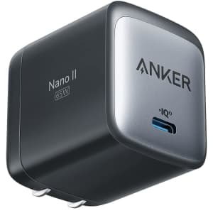 Anker USB C 715 Nano II 65W Fast Compact Foldable Charger for $40