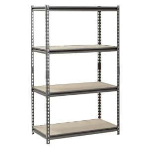 Muscle Rack 4-Shelf Heavy-Duty Steel Storage Rack for $38