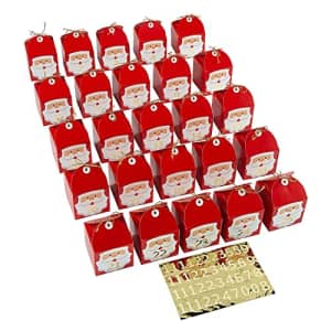Fun Express Santa Advent Calendar Boxes - Party Supplies - 51 Pieces for $14