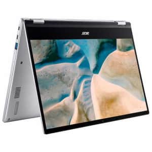 Acer Chromebook Spin 514 Convertible Laptop, 14 Full HD Touchscreen Ryzen 3 (8GB RAM | 128GB for $331