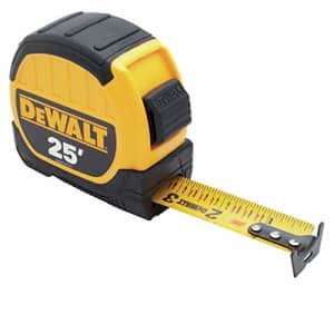 DeWalt DWHT36107 25FT Tape Measure Yellow, 25-Foot for $33
