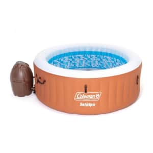 Coleman 4-Person 120-Jet Round Inflatable Hot Tub for $435 Coleman 4-Person 120-Jet Round Inflatable Hot Tub for $435
