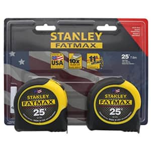 Stanley Consumer Tools FMHT74038 25' Fatmax Tape Measure (2 Pack) for $48