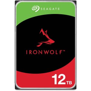 Seagate IronWolf 12TB NAS Internal Hard Drive for $190