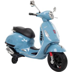 Huffy Kids' 6V Vespa Ride-On Electric Scooter for $100