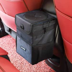 Car Trash Can with Lid for $10