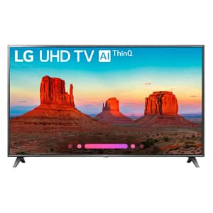 LG 75" 4K HDR LED UHD Smart TV for $870