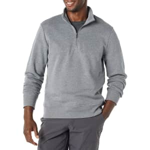 Amazon Essentials Men's Quarter-Zip Fleece Sweatshirt. That's a savings of $9.