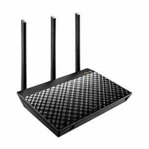 Asus RT-AC66U B1 AC1750 dual band 4-port gigabit wireless router for $104