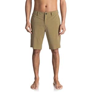 Quiksilver Men's Bonded Amp 20 Hybrid Shorts, Elmwood, 40 for $14