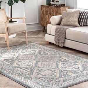 nuLOOM Becca Vintage Tile Area Rug, 6' 7" x 9', Charcoal for $59 nuLOOM Becca Vintage Tile Area Rug, 6' 7" x 9', Charcoal for $59