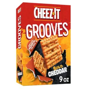 Cheez-It Grooves Cheese Crackers 9-oz. Box for $2.09 via Subscribe and Save