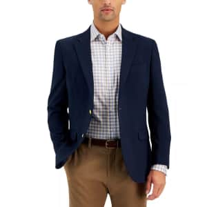 Nautica Men's Modern-Fit Active Stretch Solid Blazer for $89