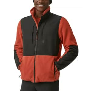 Bass Outdoor Men's B-Warm Insulated Full-Zip Fleece Jacket for $25