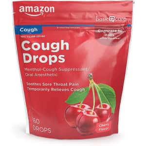 Amazon Basic Care 160-Count Cherry Cough Drops for $2.96 via Sub & Save