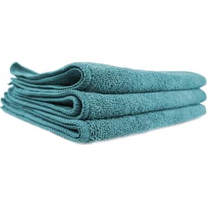 Chemical Guys Green Workhorse 16" x 16" Microfiber Towel 3-Pack for $6