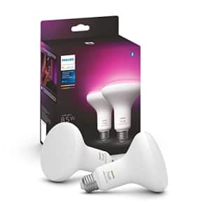 Philips Hue White & Color Ambiance BR30 LED Smart Bulbs, 16 Million Colors (Hue Hub Required), for $81