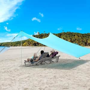 7x7-Foot Beach Shade Canopy for $45