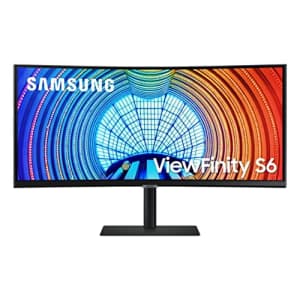SAMSUNG Viewfinity S65UA Series 34-Inch Ultrawide QHD Curved Monitor, 100Hz, USB-C, HDR10 (1 for $400