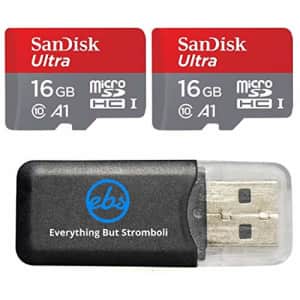 Sandisk Ultra micro SDHC Micro SD UHS-1 TF Memory Card 16GB 16G (Two Pack 16GB x2 =32GB) Class 10 for $14 Sandisk Ultra micro SDHC Micro SD UHS-1 TF Memory Card 16GB 16G (Two Pack 16GB x2 =32GB) Class 10 for $14