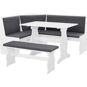Linon Lucy Breakfast Nook Dining Set for $646