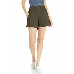 Levi's Women's Cinched A-Line Shorts, Comfy Olive Night, Medium for $25